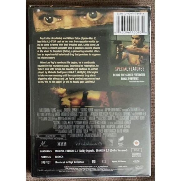 Control (DVD, 2005) - NEW - Willem Defoe, Ray Liotta, Michelle Rodriguez - Picture 2 of 2